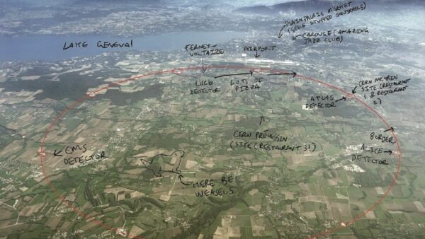 LHC location MW map CERN 1