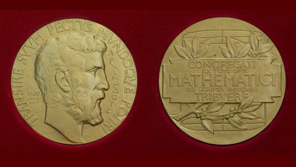 front and reverse of Fields Medal
