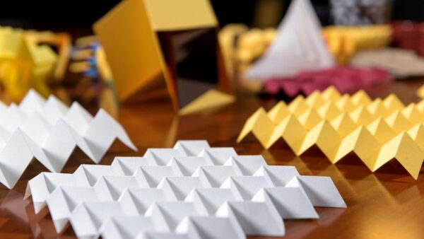 Origami parallelograms