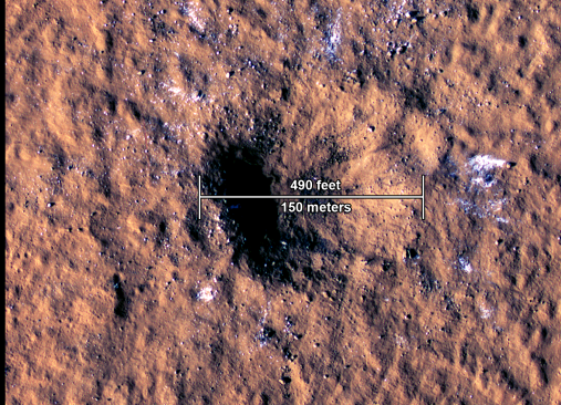 Impact on Mars