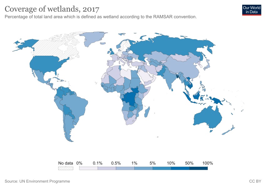 our-world-in-data-map-showing-wetland-coverage-in-2017