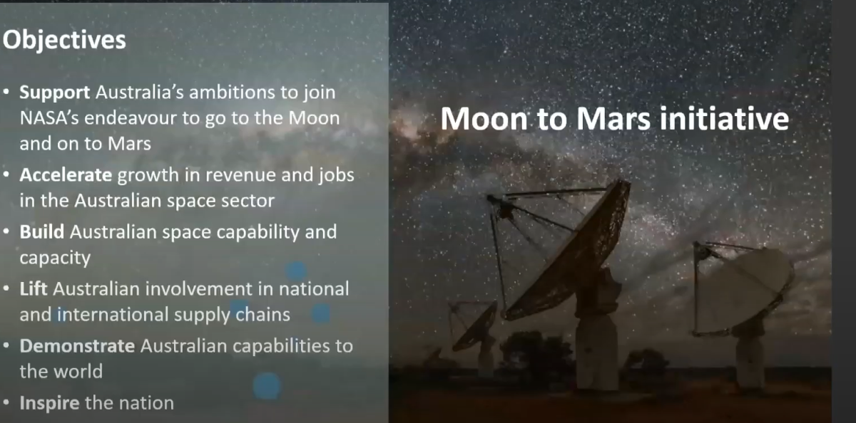 Screenshot of Moon to Mars demonstrator projects