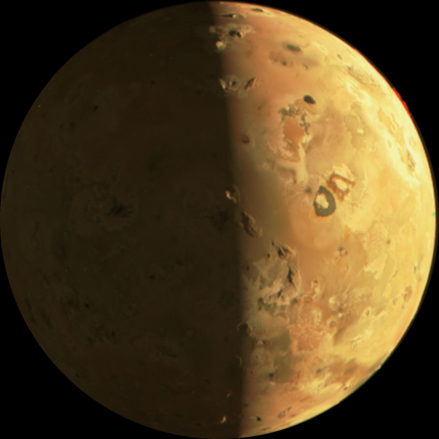 io eruption captured by juno 4 Jnce 2024034 58c00029 v01 mapprojected